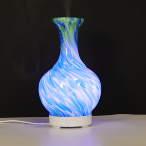 Aroma Atomiser Glass Vase Blue and Green (LIMITED STOCK)!!!!!!