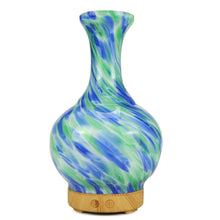 Load image into Gallery viewer, Aroma Atomiser Glass Vase Blue and Green (LIMITED STOCK)!!!!!!