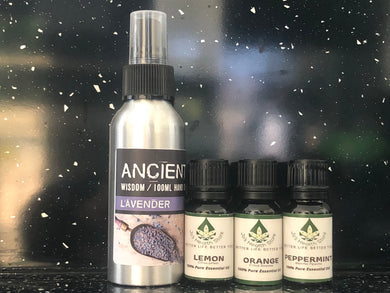 Aromatherapy Hand Spray 75% Isopropyl(Lavender)x 3 Oils